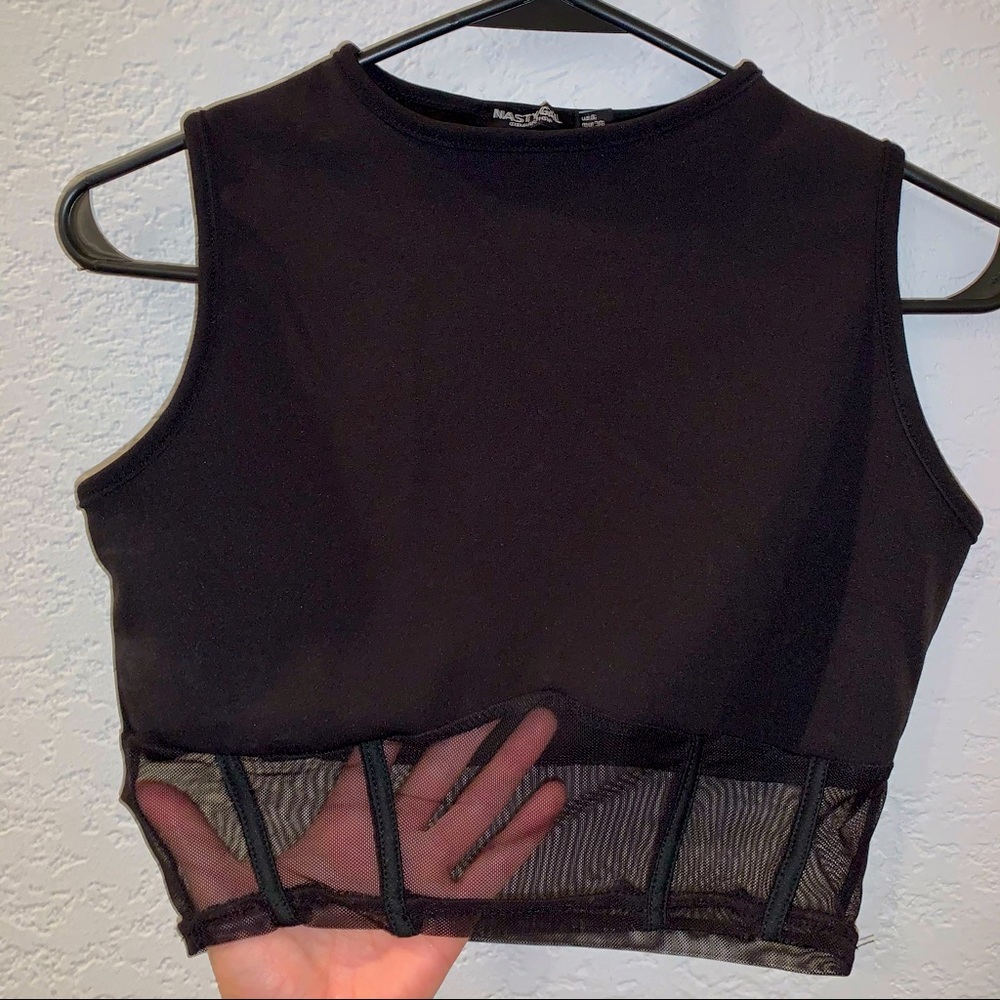 Nasty gal crop. Washed but never worn.
